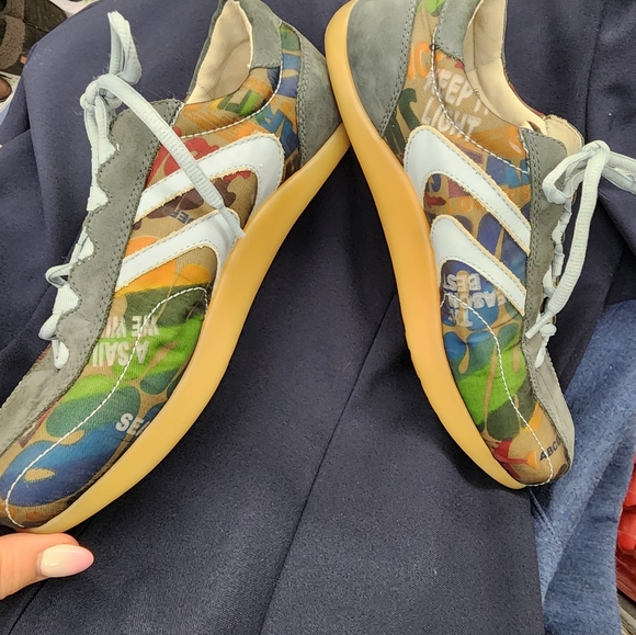 [ EARTH] pastiche Baltic blue Orizon lace up shoe size 8 b mens/ womens - Picture 11 of 14